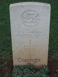 Dar Es Salaam War Cemetery - Cameron, R R